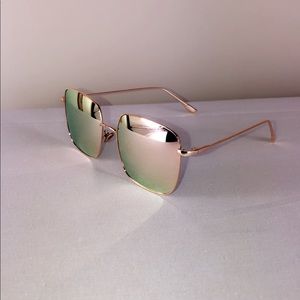 PINK & GOLD SUNGLASSES.